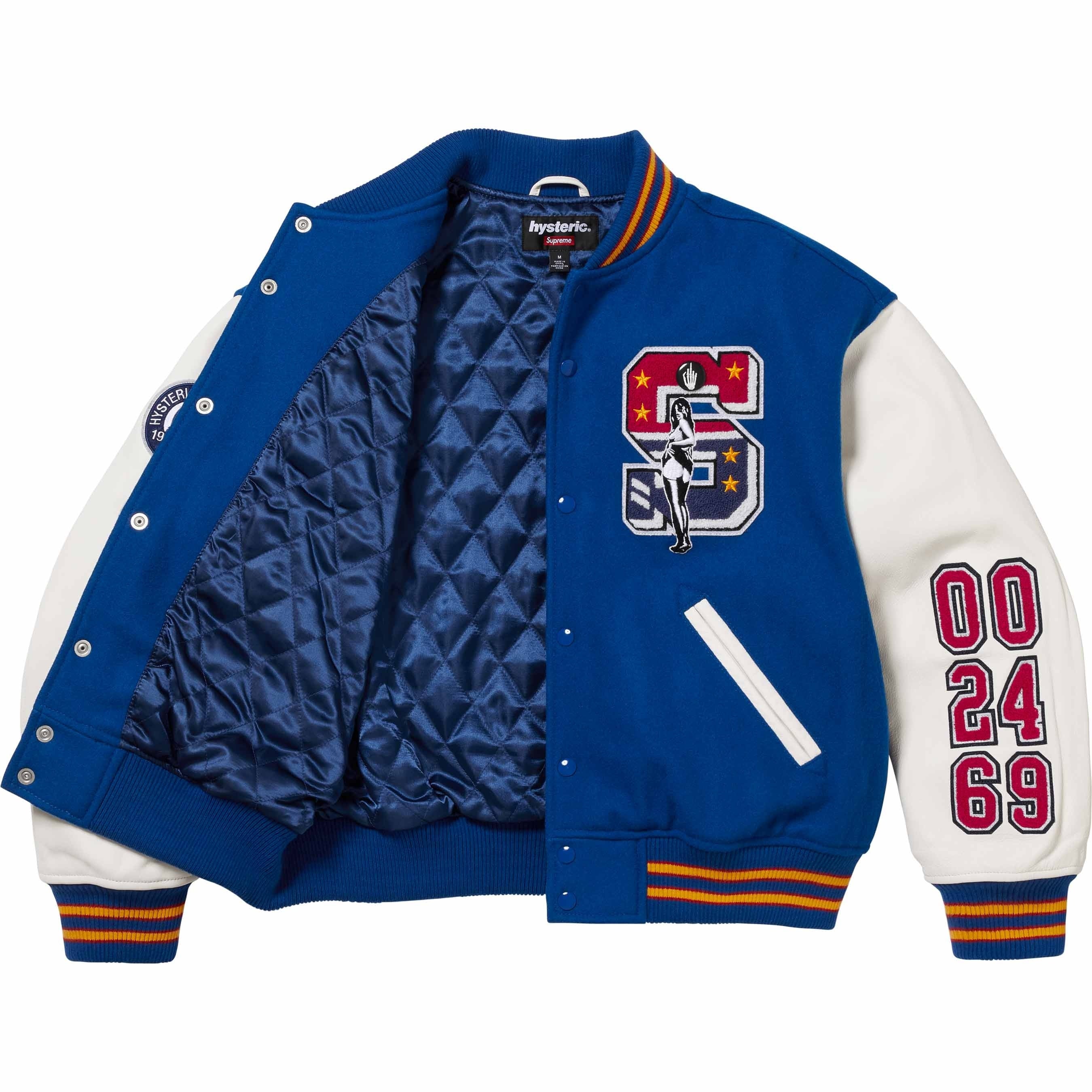Supreme®/HYSTERIC GLAMOUR Varsity Jacket view 15